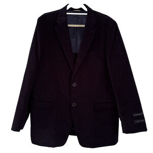 NWOT Tommy Hilfiger 43R Sport Coat Blazer Navy Blue Small Rib Corduroy